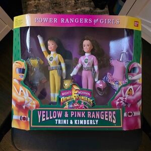 Yellow & Pink Action Figures